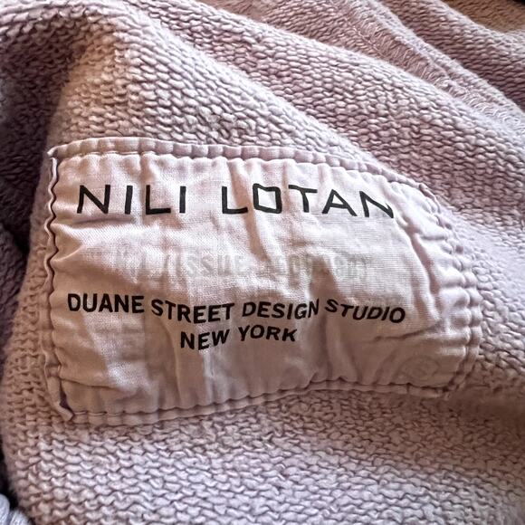 Nili Lotan Lilac Cropped Pants,100% Cotton,Size Small(Missing Tag and Drawstring - Picture 8 of 9